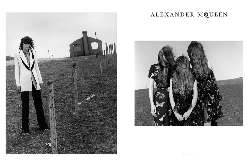 An image from Alexander McQueen's fall-winter 2016 advertising campaign