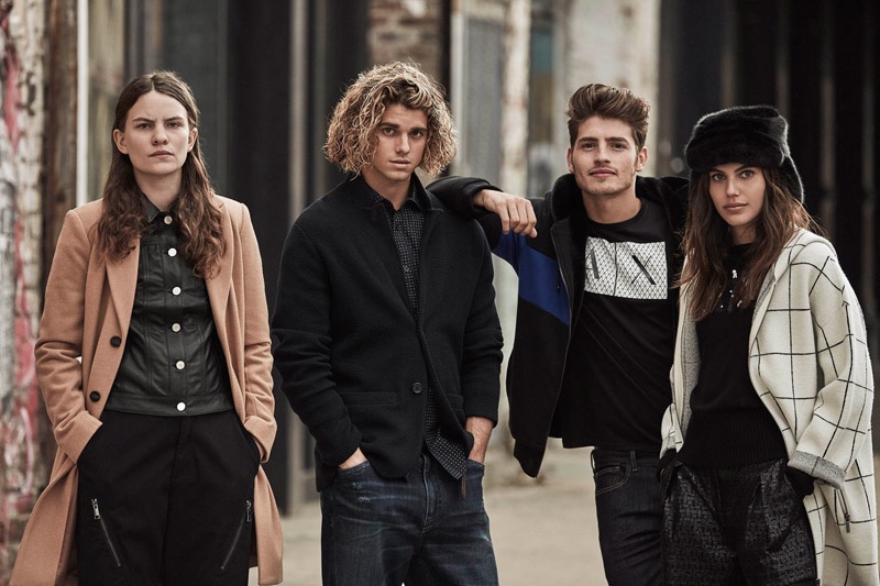 An image from Armani Exchange's fall-winter 2016 campaign