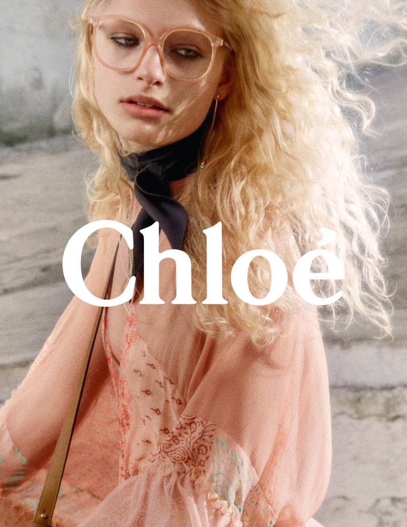 Frederikke Sofie stars in Chloe's fall 2016 advertising campaign