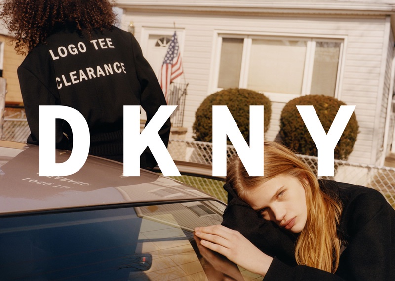 Stella Lucia appears in DKNY's fall-winter 2016 campaign