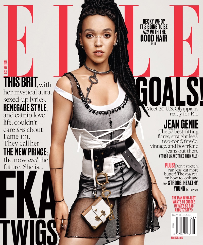 FKA Twigs on ELLE August 2016 Cover