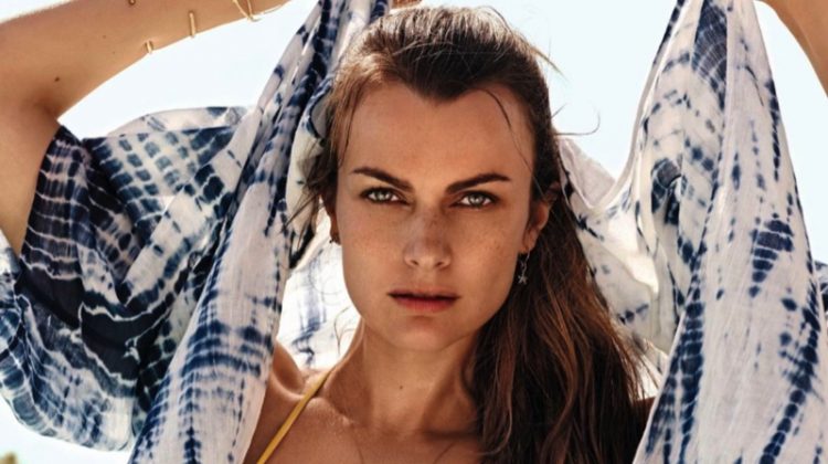 Filippa Hamilton Stuns in Swimsuit Styles for Grazia France