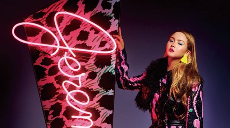 Devon Aoki Lights Up Jeremy Scott’s Fall Campaign