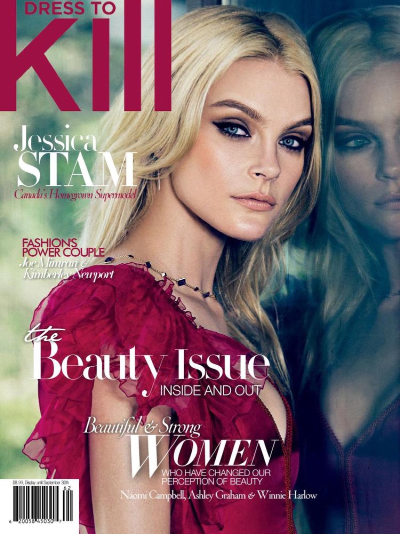 Jessica Stam on Dress to Kill Summer 2016 Cover