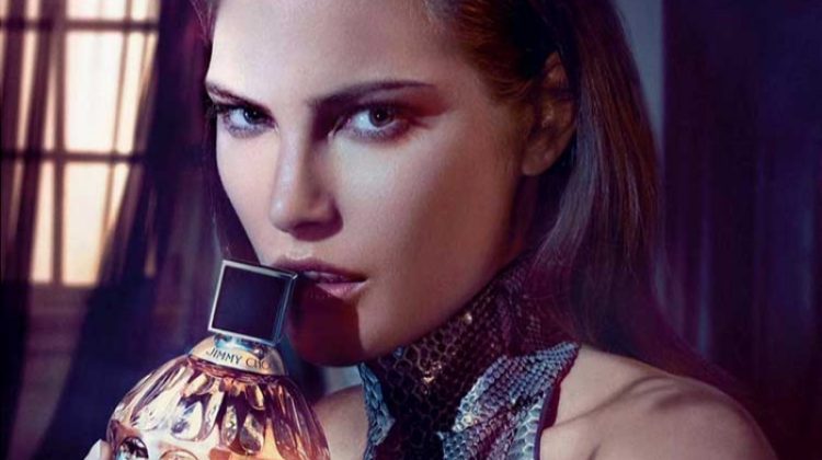 Catherine McNeil Seduces in Jimmy Choo’s Fragrance Campaign