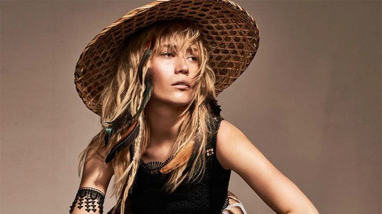 Josefin Bresan Models Tribal Chic Looks for Glamour Italy