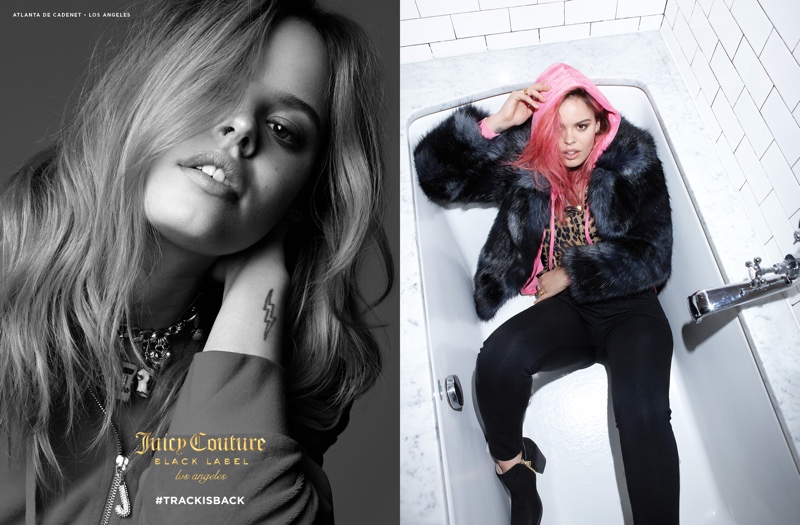 Atlanta de Cadenet stars in Juicy Couture’s fall-winter 2016 campaign