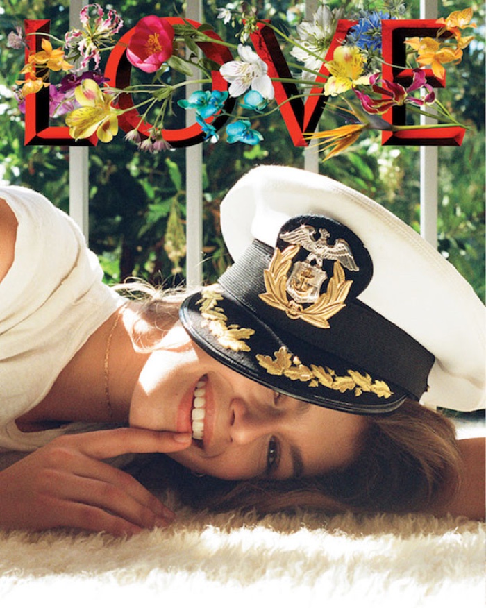 Kaia Geber is all smiles for LOVE Magazine