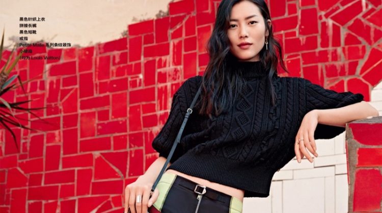 Liu Wen Keeps It Casual in Louis Vuitton for Grazia China