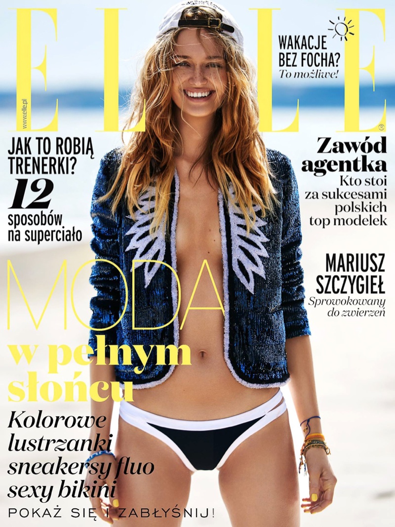 Michalina Glen stars in ELLE Poland's July issue