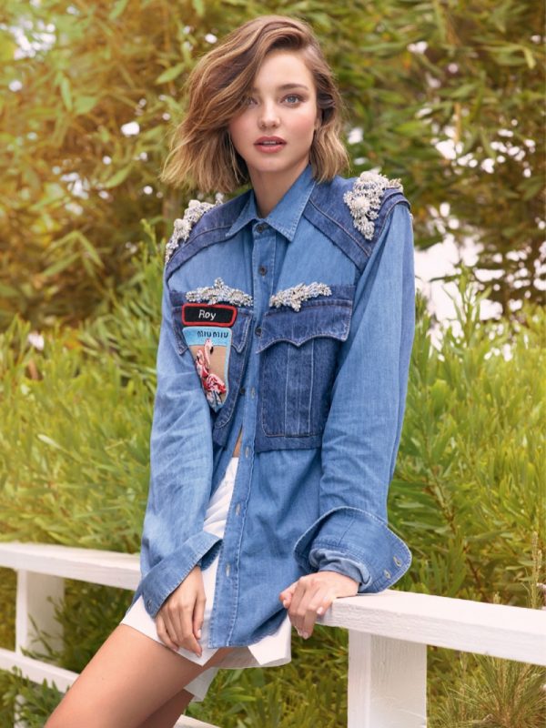 Miranda Kerr Makes the Case for Luxe Denim in ELLE Brazil – Fashion ...