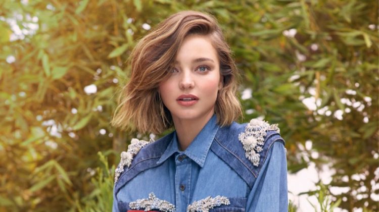 Miranda Kerr Makes the Case for Luxe Denim in ELLE Brazil