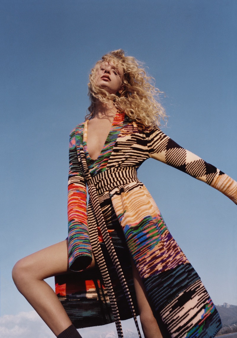 Frederikke Sofie stars in Missoni's fall-winter 2016 campaign