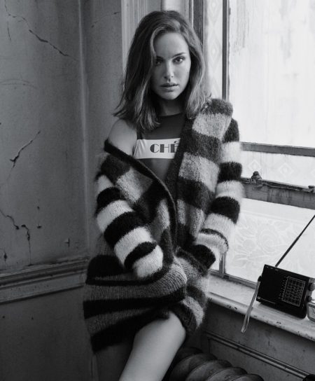 Natalie Portman Poses in Must-Have Sweaters for T Magazine
