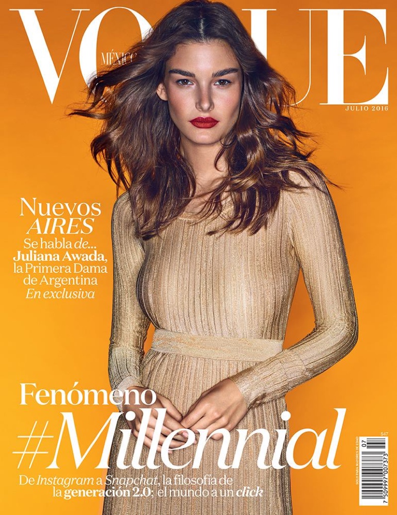 Ophelie Guillermand on Vogue Mexico July 2016 Cover