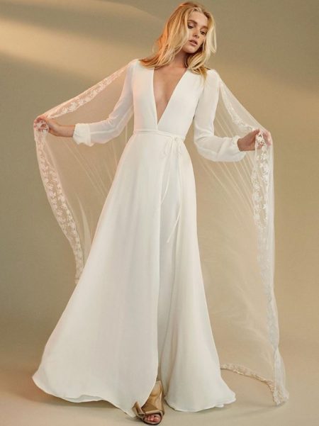 Elsa Hosk Wows in Reformation's Wedding Dress Collection Elsa Hosk Wows in Reformation's Wedding Dress Collection
