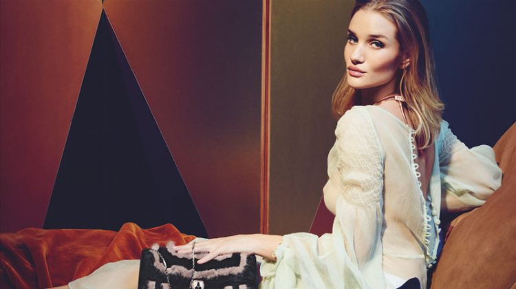Rosie Huntington-Whiteley Stuns in Bulgari Serpenti Handbag Campaign