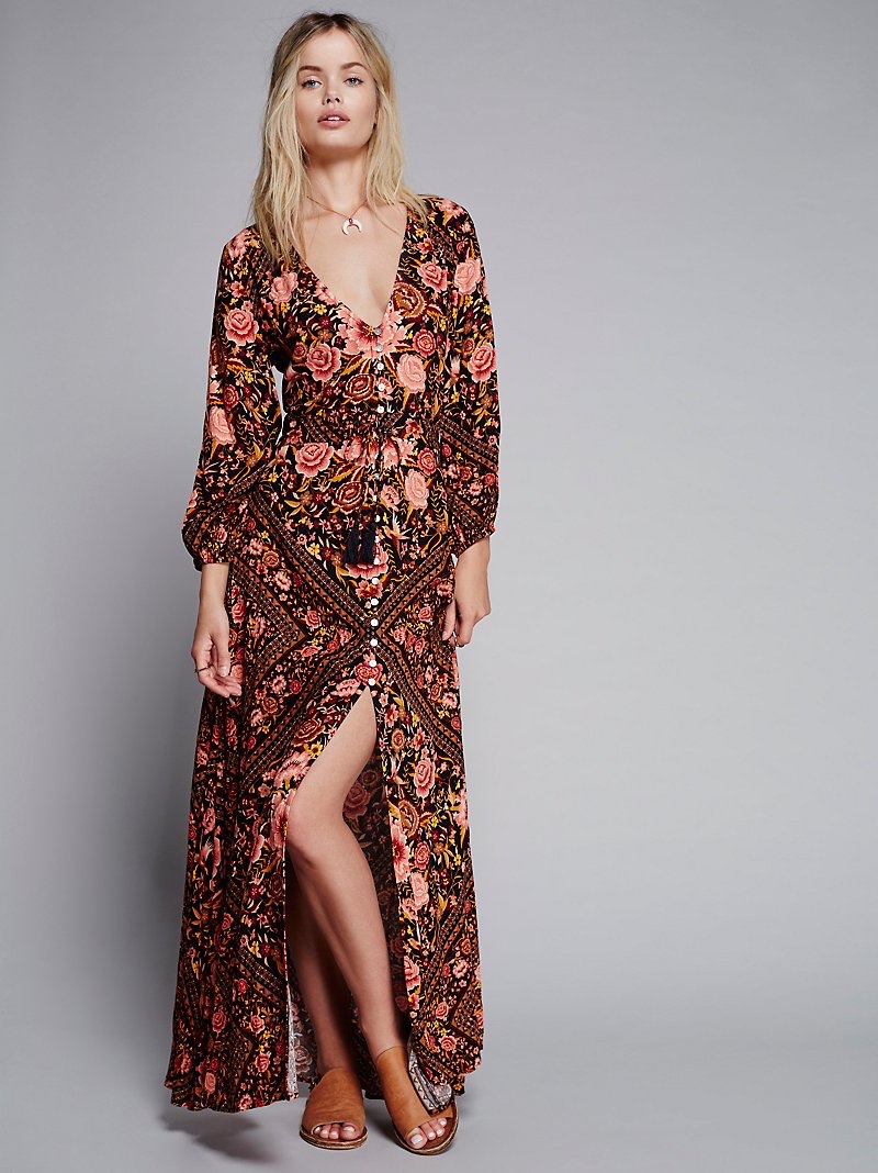 Spell & the Gypsy Collective Babushka Printed Maxi Gown