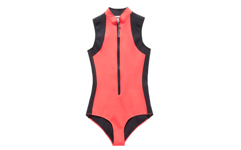 Superdry Sport Hi-Collar Swimsuit