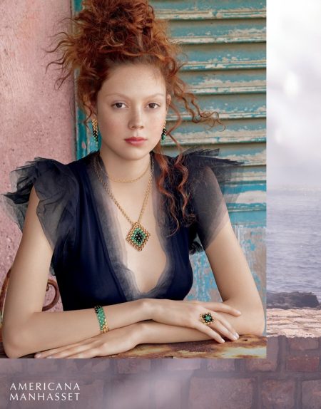 Natalie Westling Poses in Sicily for Americana Manhasset's Fall Campaign