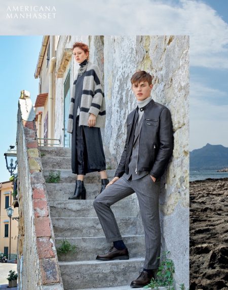 Natalie Westling Poses in Sicily for Americana Manhasset's Fall Campaign