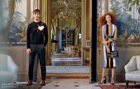 Natalie Westling Poses in Sicily for Americana Manhasset's Fall Campaign