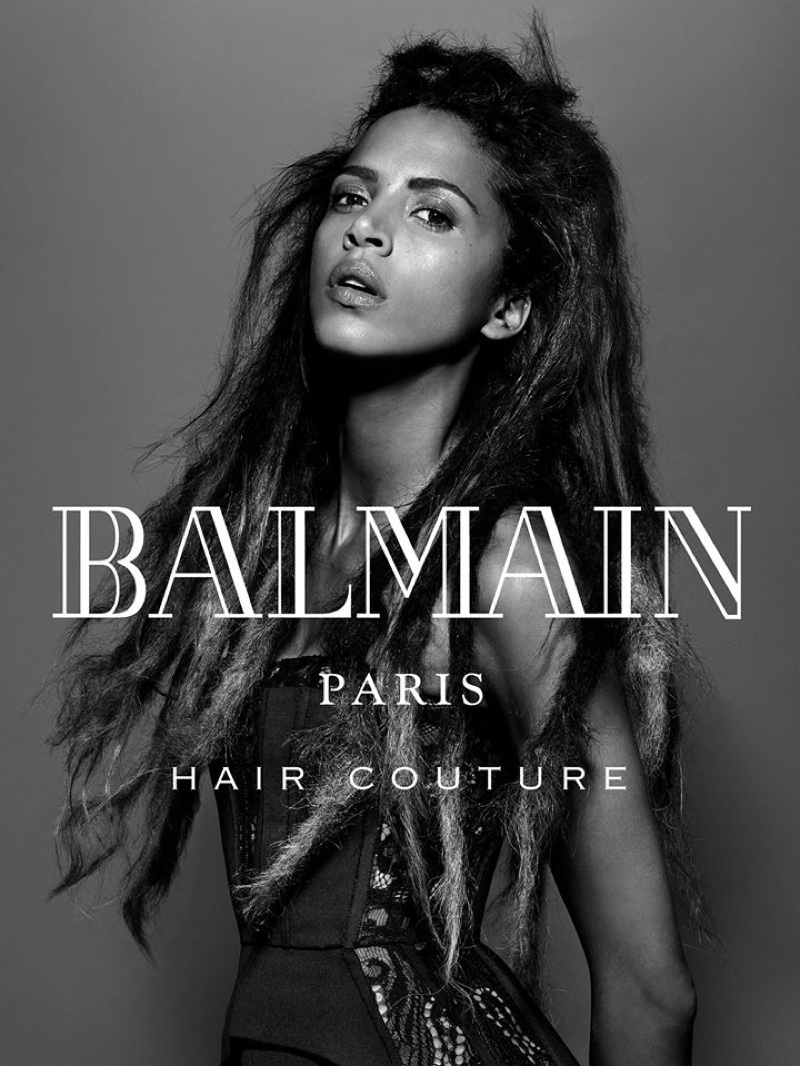 Balmain Hair Couture features natural inspired dreadlocks in winter 2016 campaign