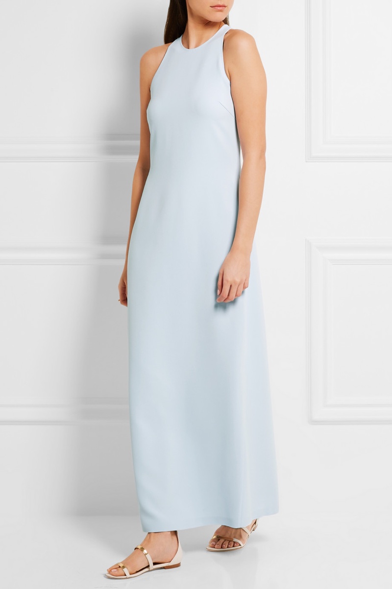 Calvin Klein Collection Hanneli Stretch Crepe Gown