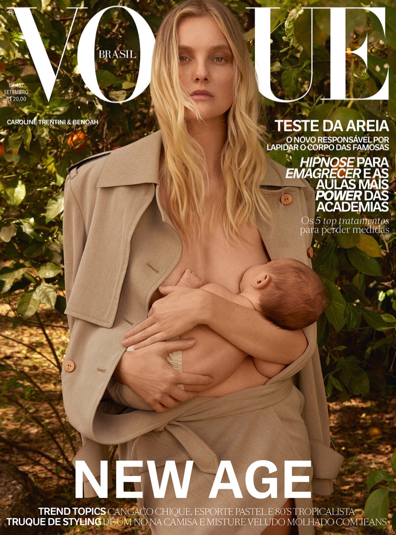 Caroline Trentini on Vogue Brazil September 2016 Cover