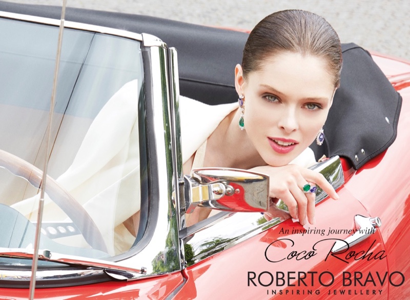 Coco Rocha stars in Roberto Bravo's 2016-2017 jewelry campaign