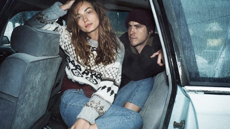 Andreea Diaconu & Boyfriend Andrew Vanwyngarden Are Denim Lovers in Current/Elliott’s Fall Ads
