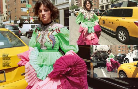 Eliza Cummings Hits the Streets in Colorful Looks for ELLE Italy Eliza Cummings Hits the Streets in Colorful Looks for ELLE Italy