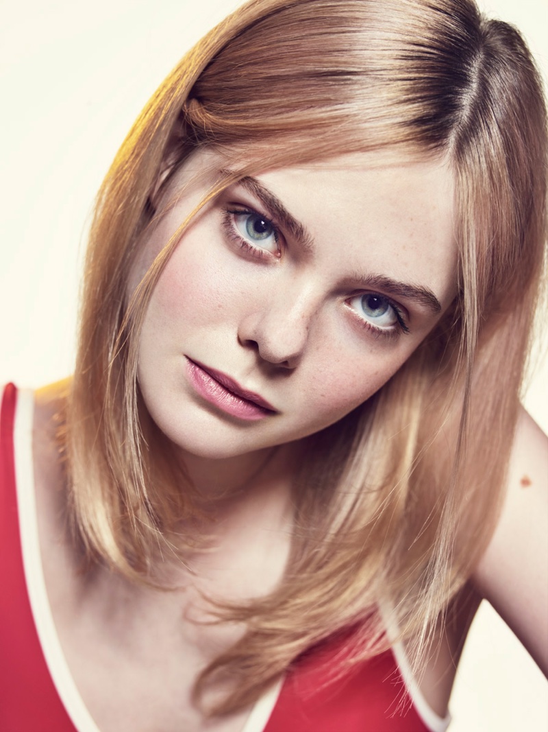 Elle Fanning gets her closeup in the photoshoot