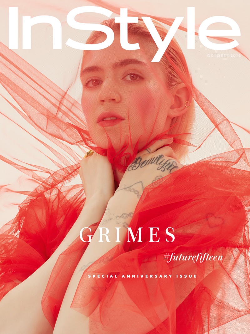Grimes on InStyle UK October 2016 Cover