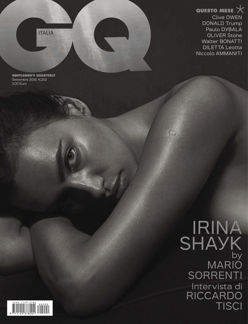 Irina Shayk on GQ Italy September 2016 Cover