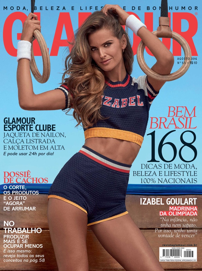 Izabel Goulart Channels Her Inner Sports Star in Glamour Brazil