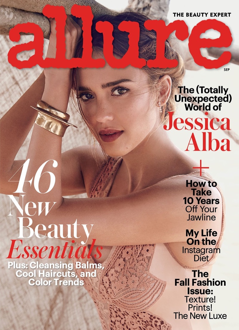 Jessica Alba on Allure Magazine September 2016 Cover