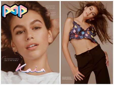 Kaia Gerber Turns Up the Glam for POP Magazine Kaia Gerber Turns Up the Glam for POP Magazine