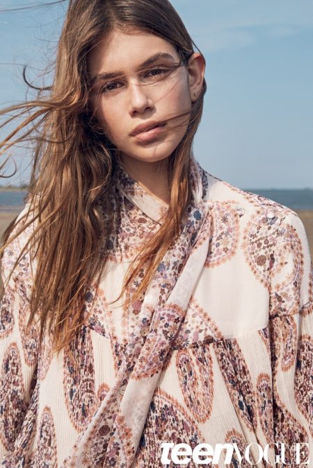 Kaia Gerber Poses in Dreamy Looks for Teen Vogue Kaia Gerber Poses in Dreamy Looks for Teen Vogue