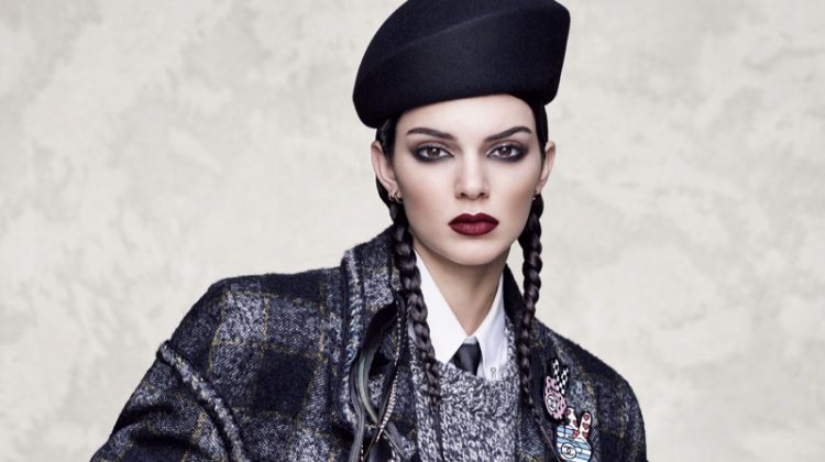 Kendall Jenner Models Statement Coats in Vogue Japan