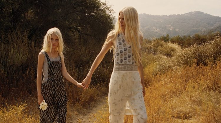 Kirsty Hume & Daughter Violet Pose in Boho Looks for Malibu Magazine