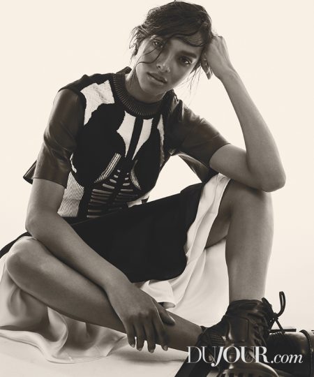 Lais Ribeiro Wears Statement Style for DuJour Lais Ribeiro Wears Statement Style for DuJour