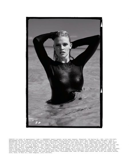 Bombshell Alert! Lara Stone is a Beach Babe for The Daily Cover Shoot