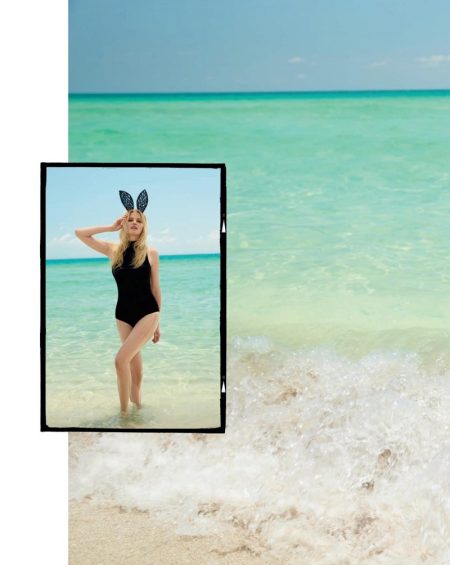 Bombshell Alert! Lara Stone is a Beach Babe for The Daily Cover Shoot
