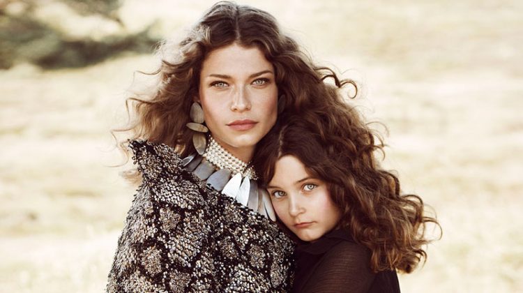 Louise Pedersen & Her Daughter Are Boho Beauties in ELLE Denmark