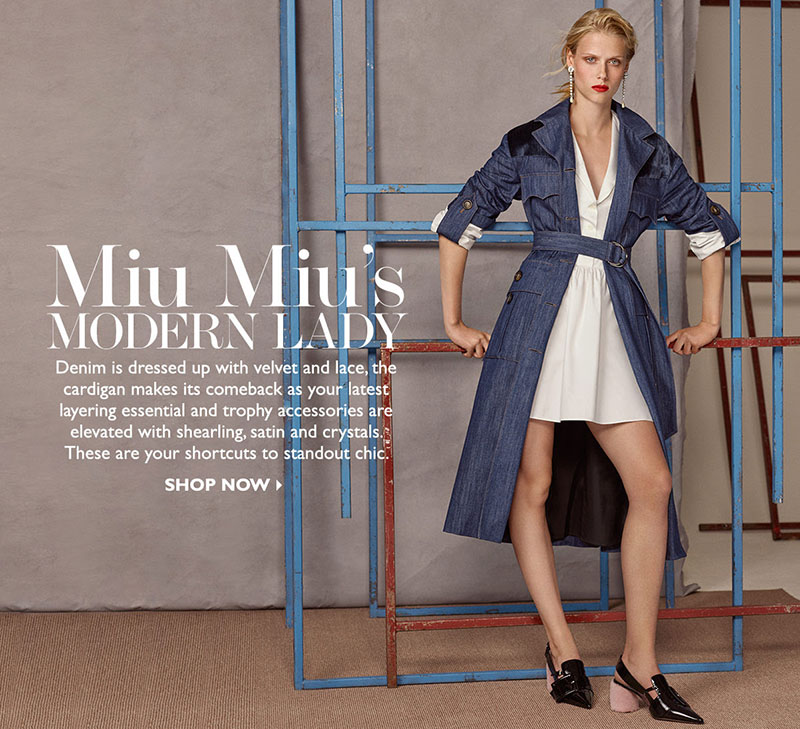 Just landed: Miu Miu's fall collection arrives at Net-a-Porter