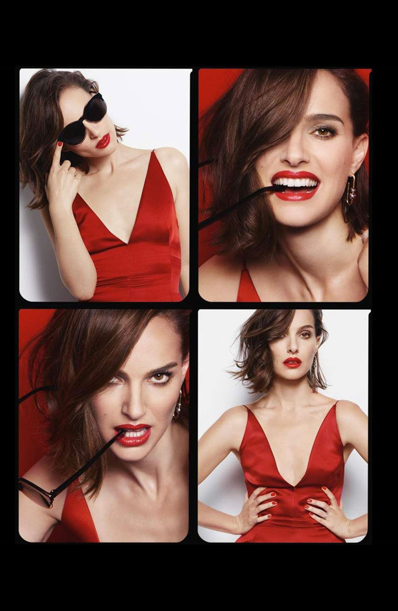 Natalie Portman stars in Dior Rouge lipstick campaign