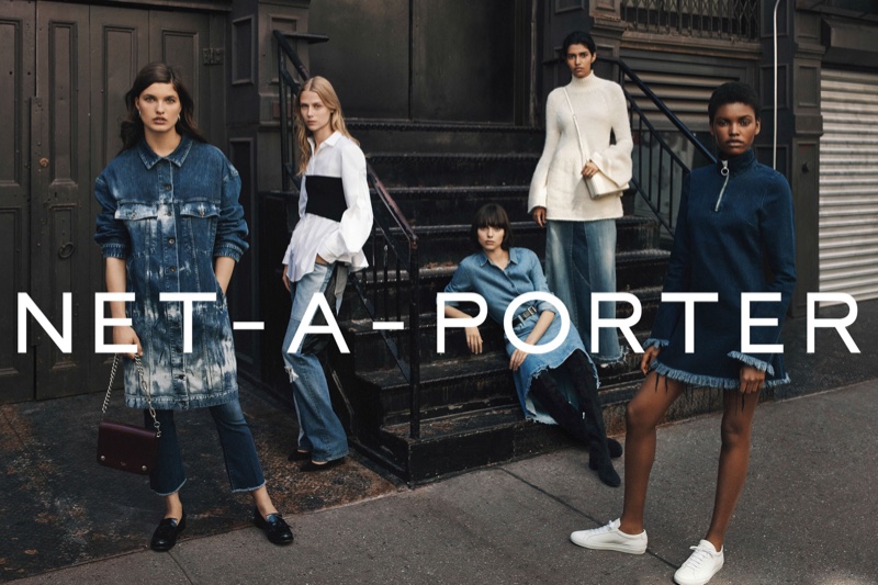 Net-a-Porter embraces denim style for fall-winter 2016 campaign