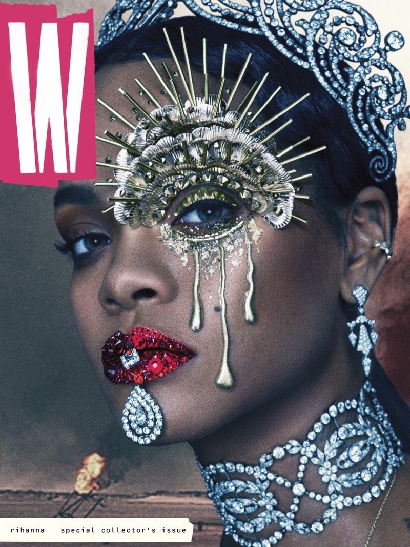 Rihanna on W Magazine September 2016 Cover