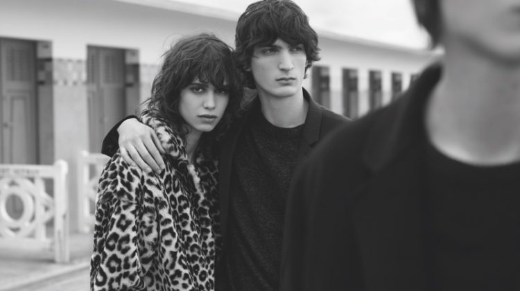 Mica Arganaraz Poses in Chic Outerwear for Sandro’s Fall 2016 Campaign